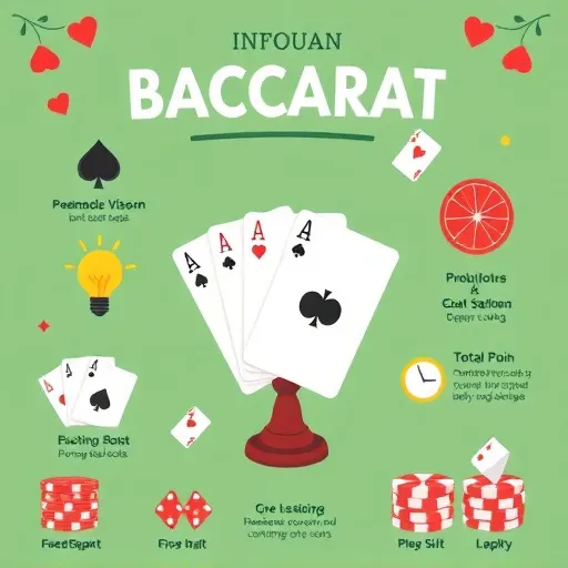 Strategi mengira total poin dan kad ketiga Baccarat